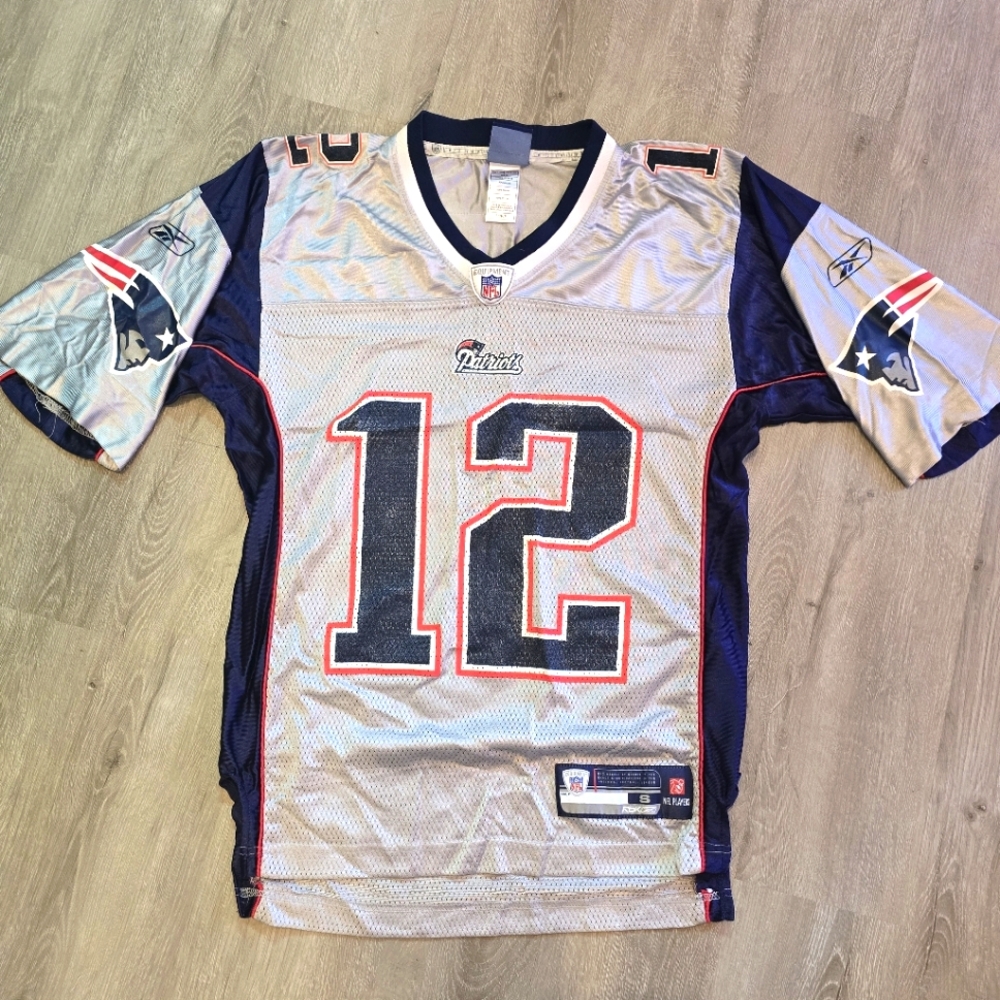 Tom Brady Patriots Football Jersey # 12